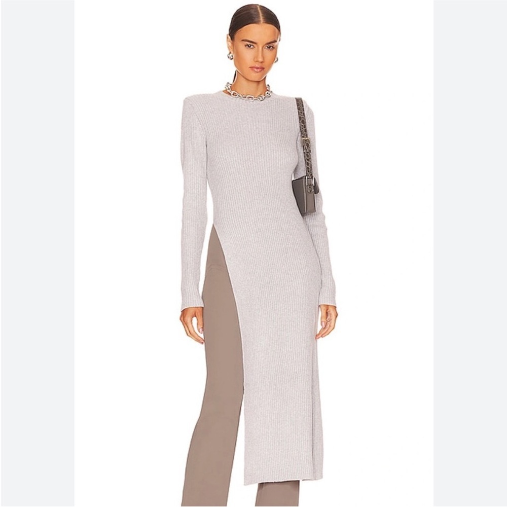 Atoir Love Like This Grey Mist Long Sleeve Dress, new without tags